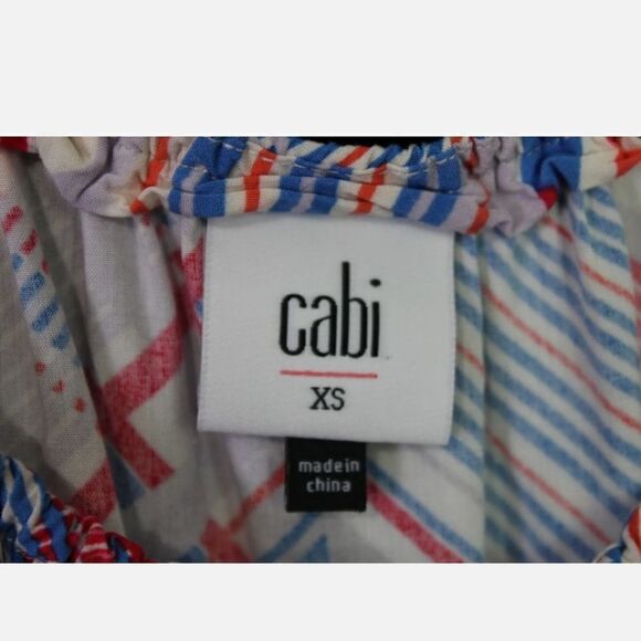 CAbi ALL ABOARD TASSEL TANK Style 5230 Spring 2017 Size X-Small XS - Picture 6 of 7